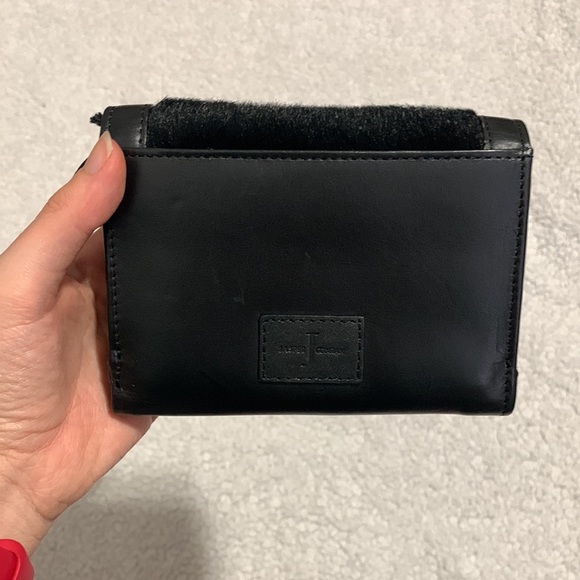 Jasper Conran Genuine Leather with Fur Wallet - Picture 5 of 17